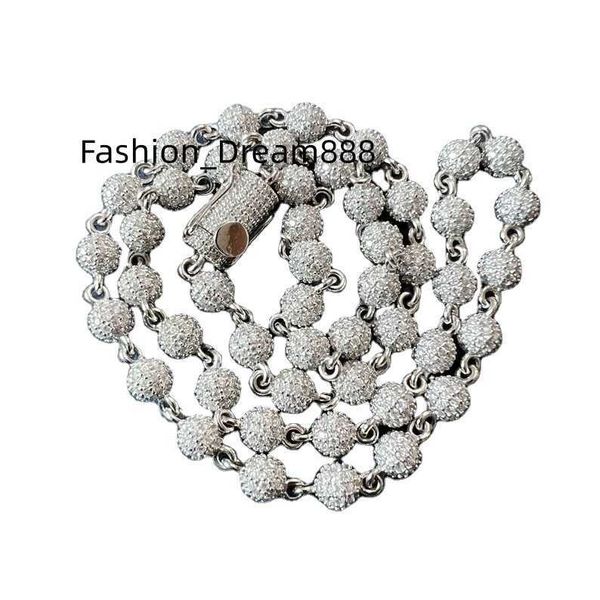 hiphop new fashion jewelry d color vvs moissanite ball chain 7mm width sterling silver 925 bead chain necklace
hiphop new fashion jewelry d color vvs moissanite ball chain 7mm width sterling silver 925 bead chain necklace