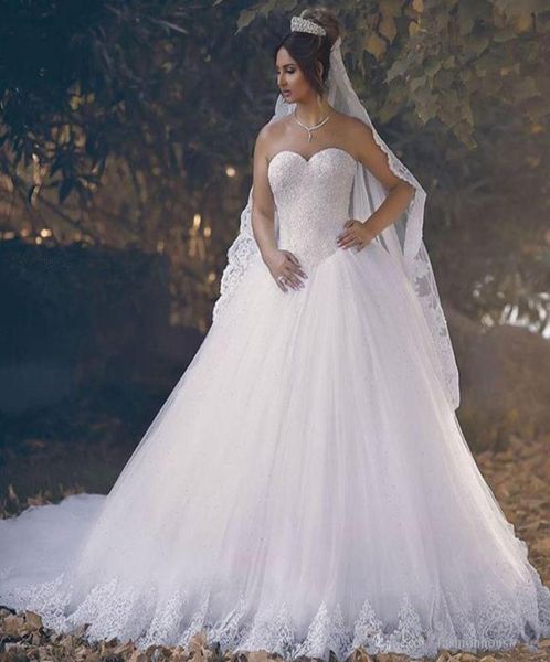 princess ball gown wedding dresses new custom made sweetheart beaded bodice bridal gowns puffty tulle vestido de noiva1137727, White
princess ball gown wedding dresses new custom made sweetheart beaded bodice bridal gowns puffty tulle vestido de noiva1137727, White