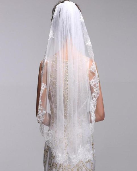 new simple lace applique edge 1t with comb lvory white elbow wedding veil bridal veils7483288, Black
new simple lace applique edge 1t with comb lvory white elbow wedding veil bridal veils7483288, Black