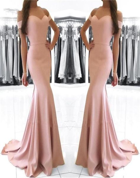 elegant satin bridesmaid dresses off the shoulder mermaid plus size long maid of honor gowns sweep train wedding guest dress 5775654, White;pink
elegant satin bridesmaid dresses off the shoulder mermaid plus size long maid of honor gowns sweep train wedding guest dress 5775654, White;pink