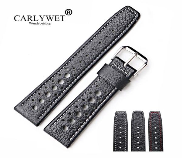 carlywet 20 22mm real calf leather handmade black with white red stitches wrist watch band strap belt3912873, Black;brown
carlywet 20 22mm real calf leather handmade black with white red stitches wrist watch band strap belt3912873, Black;brown