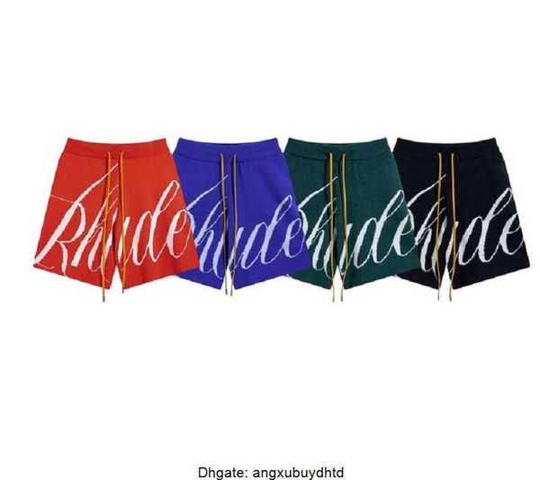 rhude shorts designer mens shorts rhude lettering jacquard knitted wool casual shorts men women sport running shorts home outdoor pants, White;black
rhude shorts designer mens shorts rhude lettering jacquard knitted wool casual shorts men women sport running shorts home outdoor pants, White;black