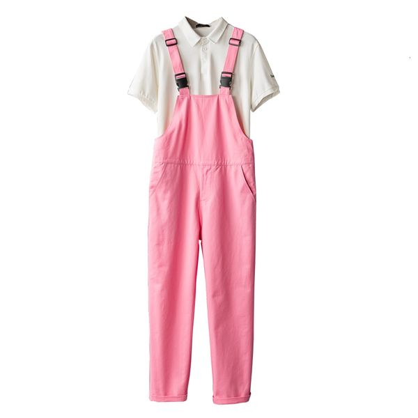 men's jeans men pink bib overalls casual adjustable suspenders jumpsuits y2k loose straight pants 230628, Blue
men's jeans men pink bib overalls casual adjustable suspenders jumpsuits y2k loose straight pants 230628, Blue