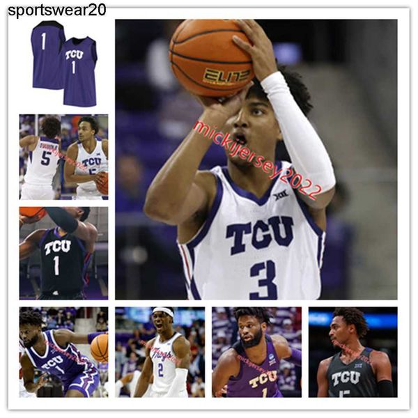 new mens college custom wears youth basketball stitched tcu horned frogs jersey 1 desmond bane 34 kenrich williams 40 kurt thomas, Black;red
new mens college custom wears youth basketball stitched tcu horned frogs jersey 1 desmond bane 34 kenrich williams 40 kurt thomas, Black;red