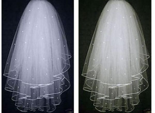 three layers ribbon edge wedding veil with pearls comb white ivory short 3 layers bridal veil 20176323998, Black
three layers ribbon edge wedding veil with pearls comb white ivory short 3 layers bridal veil 20176323998, Black