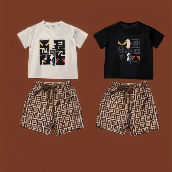 designer kids t-shirt shorts 2 piece set fabric brand alphabet kids summer wear for boys and girls a11, White
designer kids t-shirt shorts 2 piece set fabric brand alphabet kids summer wear for boys and girls a11, White
