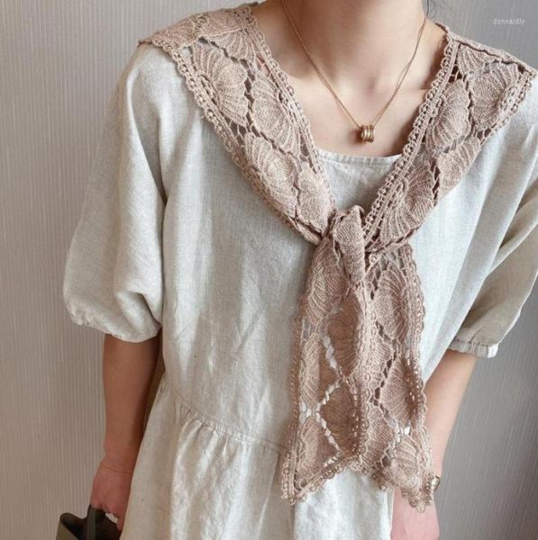 bow ties linen fake collars shawl women knitted small scarf embroidered false collar decorative hollow weave sleeves detachable co1486840, Black;gray
bow ties linen fake collars shawl women knitted small scarf embroidered false collar decorative hollow weave sleeves detachable co1486840, Black;gray