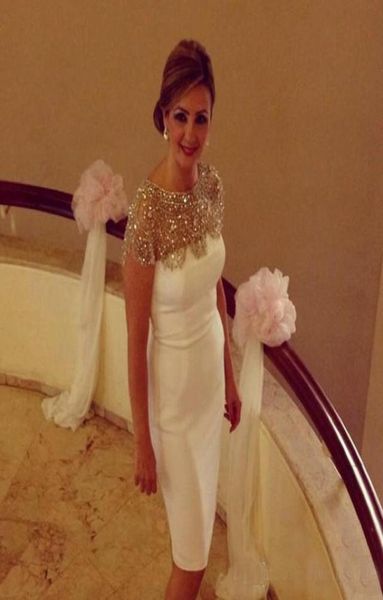modest crystal knee length evening dresses cap sleeve beaded short prom gowns custom cocktail dress weddings gust gown4863904, Black
modest crystal knee length evening dresses cap sleeve beaded short prom gowns custom cocktail dress weddings gust gown4863904, Black
