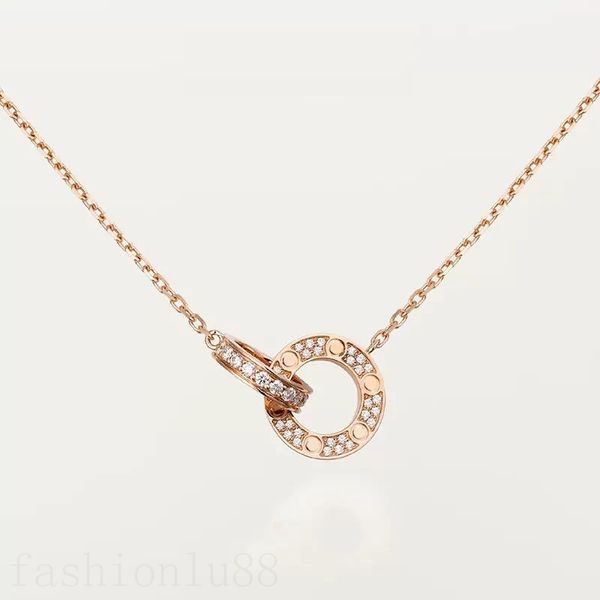 elegant pendant necklaces romantic hip hop luxury chains for men classic ins lover jewelry fashion screw diamond designer necklace lace silv, Silver