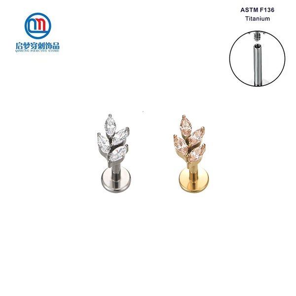 navel bell button rings astm 36 internally threaded 4 zircons labret leaf ear helix lip stud piercing 230628, Silver
navel bell button rings astm 36 internally threaded 4 zircons labret leaf ear helix lip stud piercing 230628, Silver