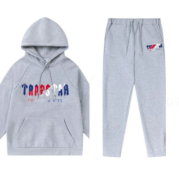 hoodies trapstar 2023 mens tracksuits sweater trousers set designer hoodies streetwear sweatshirts quality sports suit embroidery plush lett, Gray
hoodies trapstar 2023 mens tracksuits sweater trousers set designer hoodies streetwear sweatshirts quality sports suit embroidery plush lett, Gray