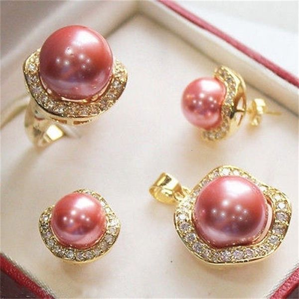 wedding jewelry sets real womens pink shell pearl necklace earring ring wholesale set chain jewelry 230627, Slivery;golden
wedding jewelry sets real womens pink shell pearl necklace earring ring wholesale set chain jewelry 230627, Slivery;golden