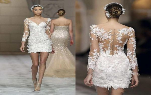 little white dress full lace short wedding dresses with long sleeve illusion back luxury 3d floral summer beach bride gown3927418
little white dress full lace short wedding dresses with long sleeve illusion back luxury 3d floral summer beach bride gown3927418