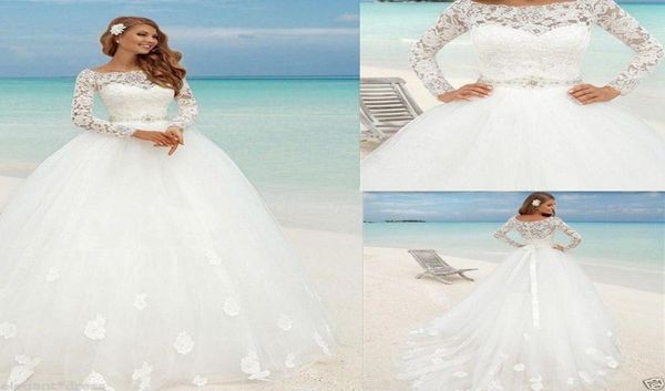 beautiful beach long sleeve ball gown wedding dresses boat neck lace floral fitted beaded sash summer bridal arabic bohemian7411984, White
beautiful beach long sleeve ball gown wedding dresses boat neck lace floral fitted beaded sash summer bridal arabic bohemian7411984, White