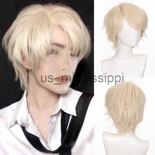 cosplay wigs ailiade fashion men short wig light yellow blonde synthetic wigs with bangs for male women boy cosplay costume anime halloween, Black
cosplay wigs ailiade fashion men short wig light yellow blonde synthetic wigs with bangs for male women boy cosplay costume anime halloween, Black