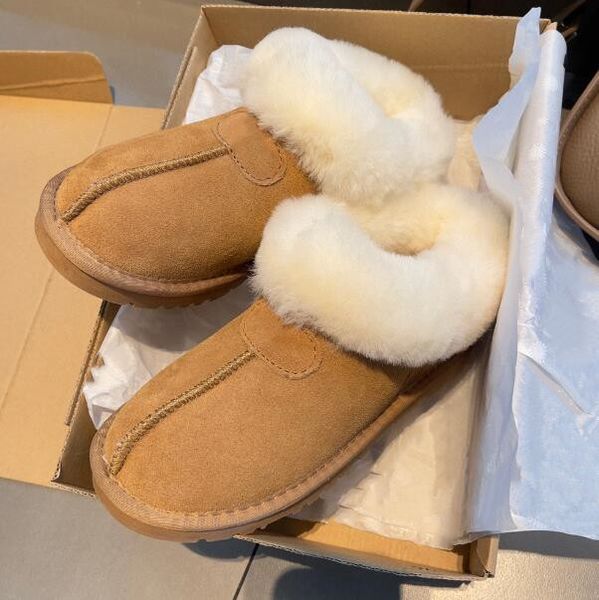 slippers chestnut fur slides sheepskin tazz new women men platform boot shoes suede upper comfort fall winter boots, Black
slippers chestnut fur slides sheepskin tazz new women men platform boot shoes suede upper comfort fall winter boots, Black