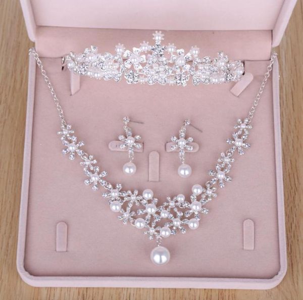 2017 shiny bridal jewelry wedding bridal rhinestone pearls accessories necklace earring ear stud style sets silver quincea6659626, White
2017 shiny bridal jewelry wedding bridal rhinestone pearls accessories necklace earring ear stud style sets silver quincea6659626, White