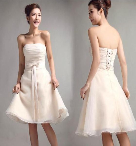 new sweetheart coral knee length laceup ruffles organza bridesmaid dresses1018627, White;pink
new sweetheart coral knee length laceup ruffles organza bridesmaid dresses1018627, White;pink