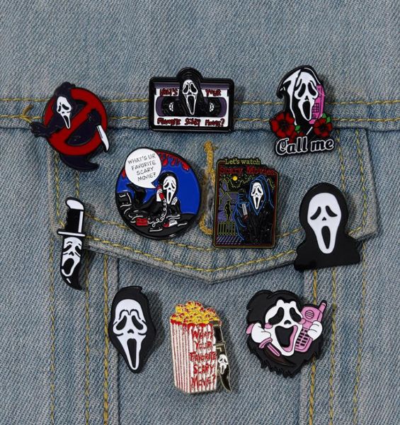 call me enamel pins what039s your favorite scary movie custom brooches lapel badges gothic punk skeleton jewelry gift for frien1528520, Blue
call me enamel pins what039s your favorite scary movie custom brooches lapel badges gothic punk skeleton jewelry gift for frien1528520, Blue