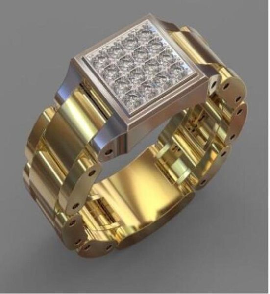 cz ring stainless steel 24k gold plated link ring hiphop mens watchband style president band ring size us6us107088278
cz ring stainless steel 24k gold plated link ring hiphop mens watchband style president band ring size us6us107088278
