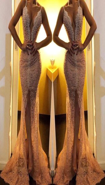 pink sheer lace mermaid prom evening dress 2019 vintage deep v neck high slit formal party gown pageant dresses plus size6329348, Black
pink sheer lace mermaid prom evening dress 2019 vintage deep v neck high slit formal party gown pageant dresses plus size6329348, Black