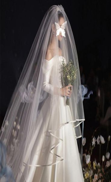 bridal veils real po 15m35m soft whiteivory two layer wedding veil ribbon edge mantilla of bride veu de noiva ts0067016224, Black
bridal veils real po 15m35m soft whiteivory two layer wedding veil ribbon edge mantilla of bride veu de noiva ts0067016224, Black
