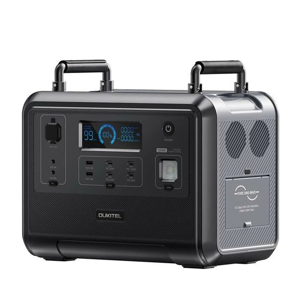 us direct oukitel p1201e 1200w/960wh portable power station with lifepo4 battery solar powered outdoor generator battery power supply for ho
us direct oukitel p1201e 1200w/960wh portable power station with lifepo4 battery solar powered outdoor generator battery power supply for ho