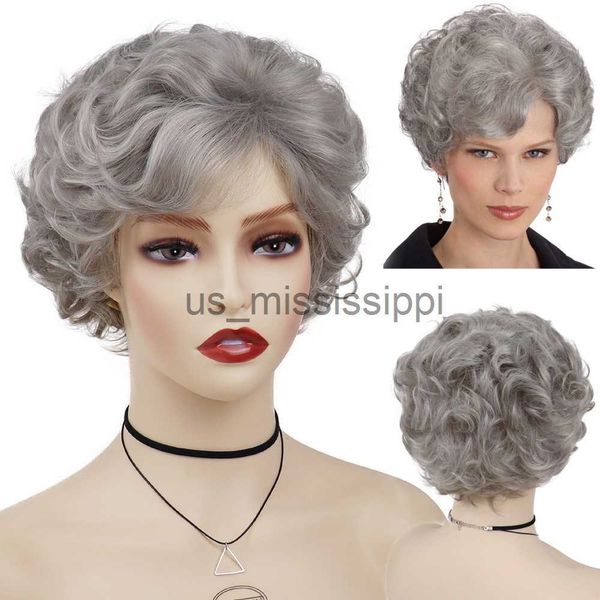 cosplay wigs gnimegil synthetic ombre gray curly wig for women short mommy wigs old lady wig 60s dorothy golden girls wig costume grandmothe, Black
cosplay wigs gnimegil synthetic ombre gray curly wig for women short mommy wigs old lady wig 60s dorothy golden girls wig costume grandmothe, Black