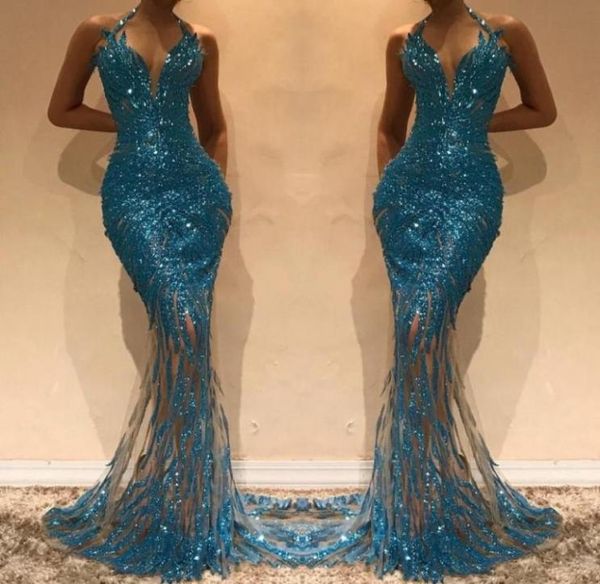 mermaid illusion hunter sequins prom dresses evening gowns halter sleeveless backless long prom dress 20199383209, Black
mermaid illusion hunter sequins prom dresses evening gowns halter sleeveless backless long prom dress 20199383209, Black