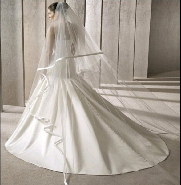 bridal veils soft tulle 2 layers long veil cathedral veils white ivory veils ribbon edge for weddingevents3923117, Black
bridal veils soft tulle 2 layers long veil cathedral veils white ivory veils ribbon edge for weddingevents3923117, Black