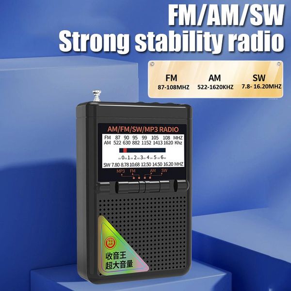 parkas portable full band radio mini fm/am/sw receiver tf card/usb mp3 music player with 3.5mm jack high sensitivity rechargeable radio, Black
parkas portable full band radio mini fm/am/sw receiver tf card/usb mp3 music player with 3.5mm jack high sensitivity rechargeable radio, Black