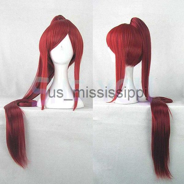 cosplay wigs fairy tail erza scarlet 100cm long deep red cos wigs with ponytail cosplay wig cap x0630, Black
cosplay wigs fairy tail erza scarlet 100cm long deep red cos wigs with ponytail cosplay wig cap x0630, Black