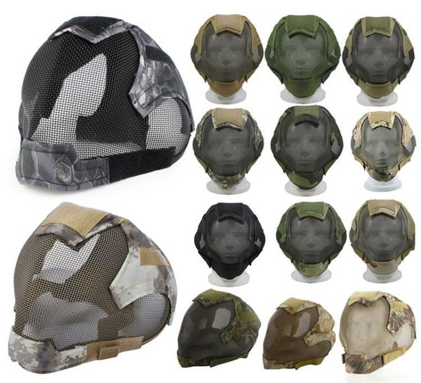 outdoor tactical airsoft mask shooting protection gear v6 metal steel wire mesh full face no030092301175
outdoor tactical airsoft mask shooting protection gear v6 metal steel wire mesh full face no030092301175
