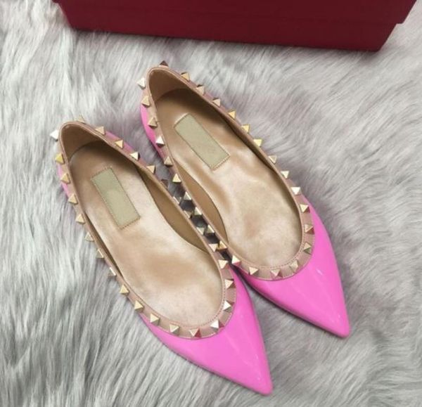 designer shoes shoes flat shoes women patent leather pointed toe slip on for women ladies party rivet zapatos de mujer, Black
designer shoes shoes flat shoes women patent leather pointed toe slip on for women ladies party rivet zapatos de mujer, Black
