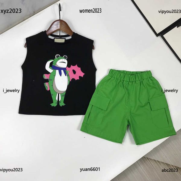 2023 kids designer clothes baby sets summer tracksuit 2pcs cartoon frog print sleeveless t-shirt and shorts #multiple product, White
2023 kids designer clothes baby sets summer tracksuit 2pcs cartoon frog print sleeveless t-shirt and shorts #multiple product, White