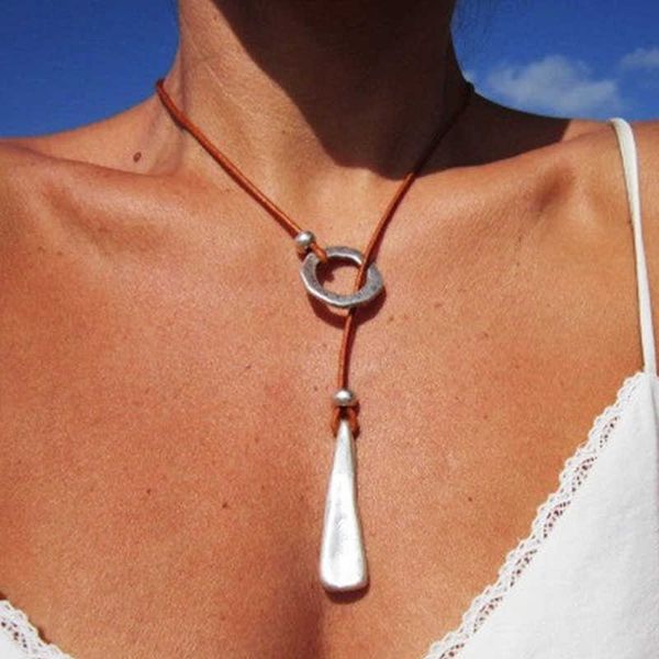 pendant necklaces long beaded woman boho leather necklace bohemian style heart 230613, Silver
pendant necklaces long beaded woman boho leather necklace bohemian style heart 230613, Silver