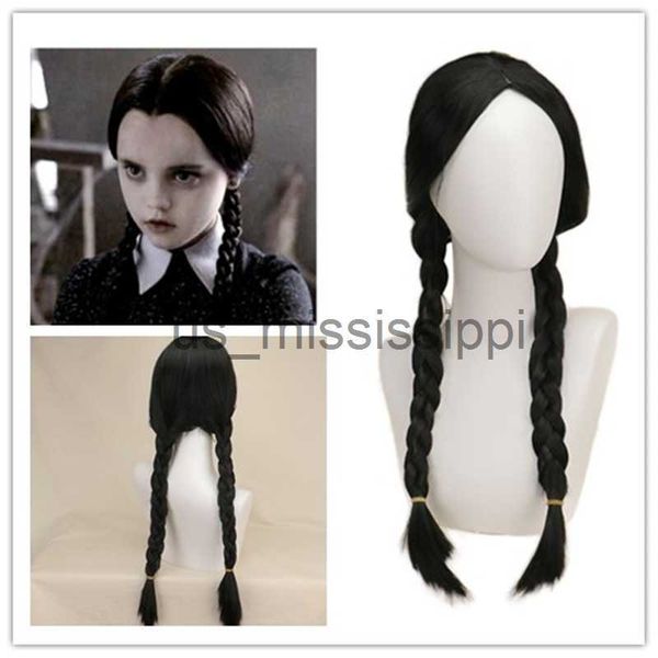 cosplay wigs wednesday addams cosplay women long hair wig movie resistant synthet braided wig with bangs high temperature halloween accessor, Black
cosplay wigs wednesday addams cosplay women long hair wig movie resistant synthet braided wig with bangs high temperature halloween accessor, Black