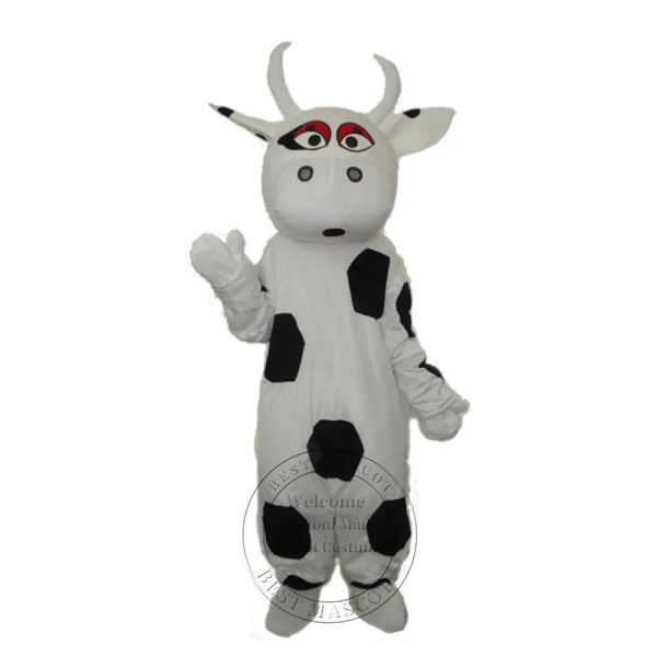 new black dot cow mascotcostume cartoon theme fancy dress ad apparel mascot, Red;yellow
new black dot cow mascotcostume cartoon theme fancy dress ad apparel mascot, Red;yellow