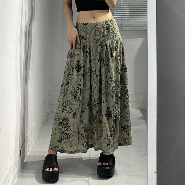 dresses korean fashion vintage pleated skirts y2k aesthetic graphic print high waist long skirt 2000s retro women haruku streetwear, White;black
dresses korean fashion vintage pleated skirts y2k aesthetic graphic print high waist long skirt 2000s retro women haruku streetwear, White;black