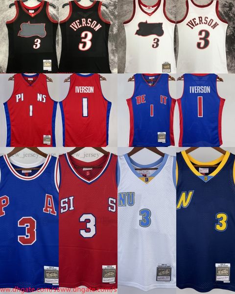 printed mitchell&ness basketball 3 alleniverson jersey retro black white blue red jerseys shirts for man 1996-97 1997-98 2002-03 2006-07 200, Black;red
printed mitchell&ness basketball 3 alleniverson jersey retro black white blue red jerseys shirts for man 1996-97 1997-98 2002-03 2006-07 200, Black;red