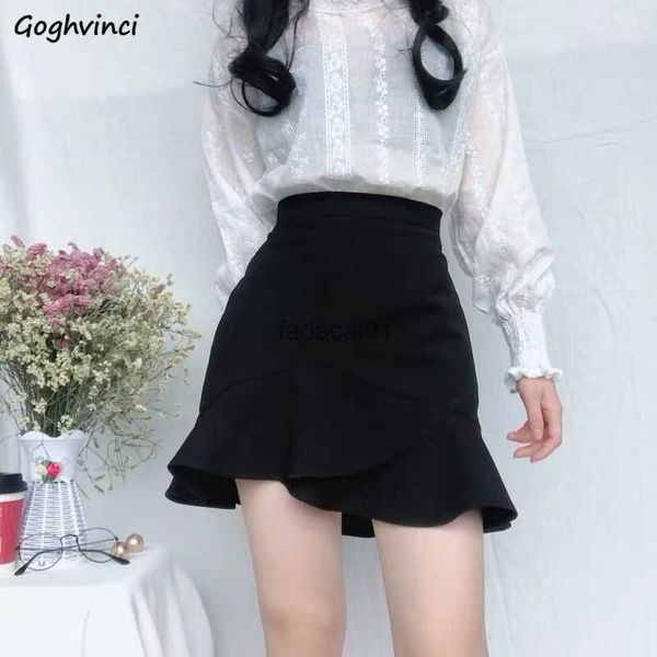 skirts women summer ruffles korean style hipskirt slender mini fashion leisure solid ulzzang black womens faldas chic retro new l230621
skirts women summer ruffles korean style hipskirt slender mini fashion leisure solid ulzzang black womens faldas chic retro new l230621