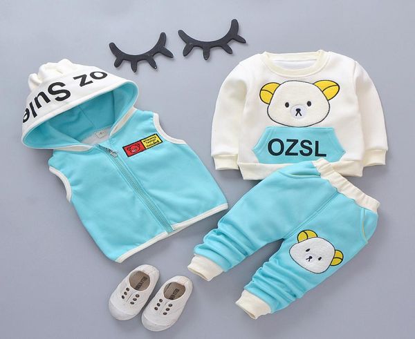 boys girls autumn warm waist coat sweatshirt pants 3pcs infant kids children sports suit toddler clothes cute pink5714938, White
boys girls autumn warm waist coat sweatshirt pants 3pcs infant kids children sports suit toddler clothes cute pink5714938, White