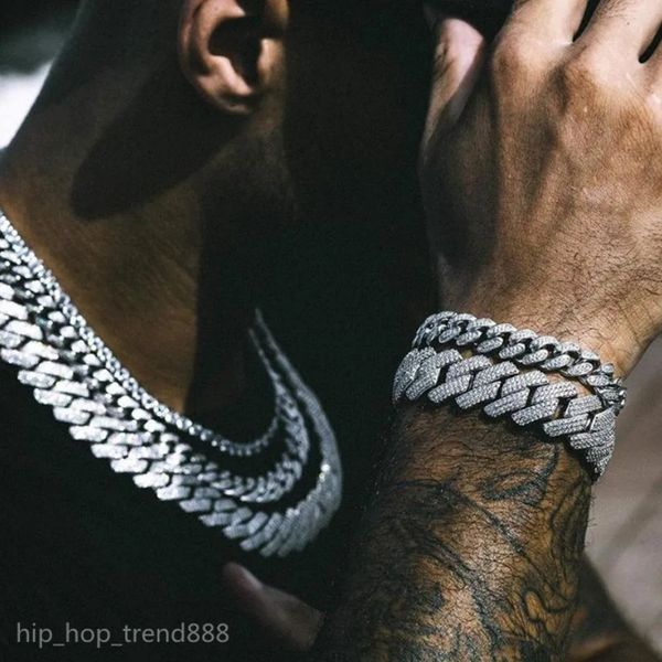 925 silver necklace vvs moissanite men's heavy duty miami cuban chain hip hop 19mm bracelet rapper
925 silver necklace vvs moissanite men's heavy duty miami cuban chain hip hop 19mm bracelet rapper