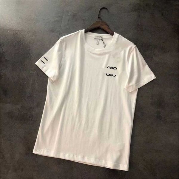 mens womens t shirt designer with letter embroidery print fashion women's cotton casual loose men short sleeve luxurys clothing tshirts, White;black
mens womens t shirt designer with letter embroidery print fashion women's cotton casual loose men short sleeve luxurys clothing tshirts, White;black