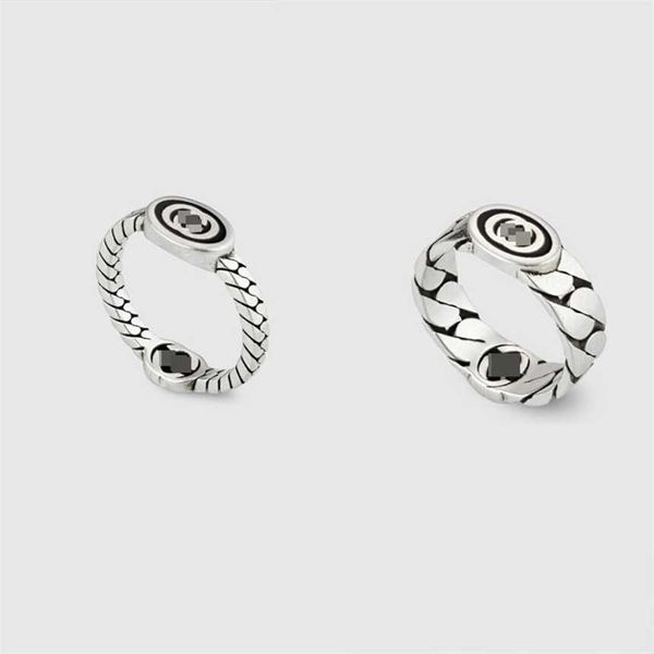 2023 personalized gujia 925 sterling silver double black dropped enamel ring g family men's and women's ins style
2023 personalized gujia 925 sterling silver double black dropped enamel ring g family men's and women's ins style