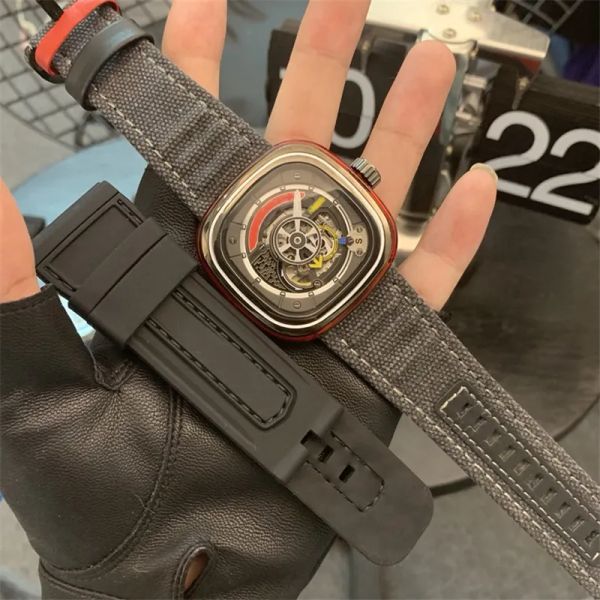 2023 u1 grade aaa mens watch watch maestro design square case high tempered glass brown strap automatic mechanical, Slivery;brown
2023 u1 grade aaa mens watch watch maestro design square case high tempered glass brown strap automatic mechanical, Slivery;brown