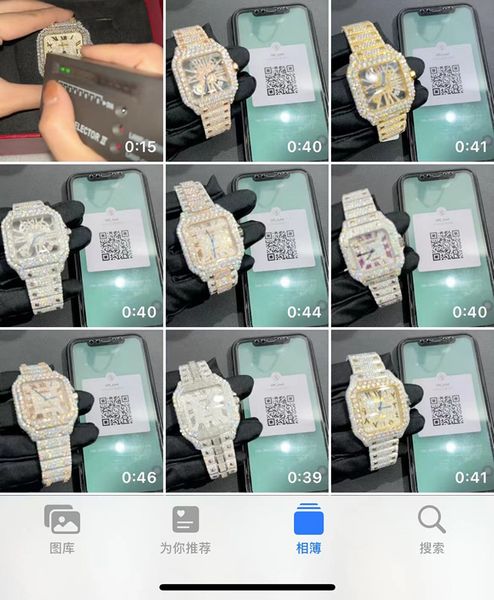 luxury mens designer watch for men movement watches moissanite watch mens watch diamond iced out watch montre homme automatic montre de luxe, Slivery;brown
luxury mens designer watch for men movement watches moissanite watch mens watch diamond iced out watch montre homme automatic montre de luxe, Slivery;brown