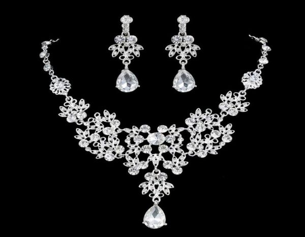 luxury flower rhinestones bridal jewelry sets 4 colors crystals wedding necklaces and earrings for bride prom evening party access6345052, White
luxury flower rhinestones bridal jewelry sets 4 colors crystals wedding necklaces and earrings for bride prom evening party access6345052, White