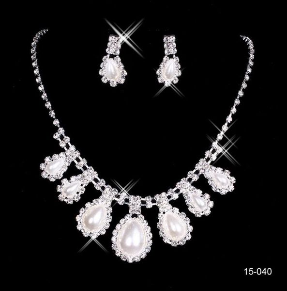 15040 womens bridal wedding pageant rhinestone necklace earrings jewelry sets for party bridal jewelry3971773, White
15040 womens bridal wedding pageant rhinestone necklace earrings jewelry sets for party bridal jewelry3971773, White