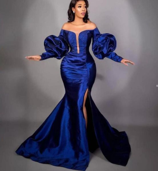 ups 2022 dubai arabic abigail plus size mermaid prom dresses long puffy sleeves beaded high side split floor length formal dress e3852170, Black
ups 2022 dubai arabic abigail plus size mermaid prom dresses long puffy sleeves beaded high side split floor length formal dress e3852170, Black